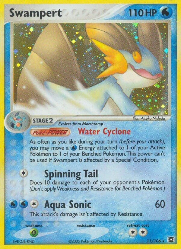 Image for Swampert (11/106) (Emerald) - Pokemon