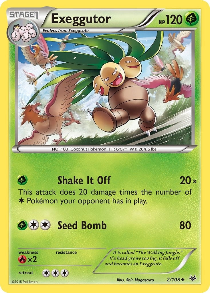 Image for Exeggutor (2/108) (XY - Roaring Skies) - Pokemon