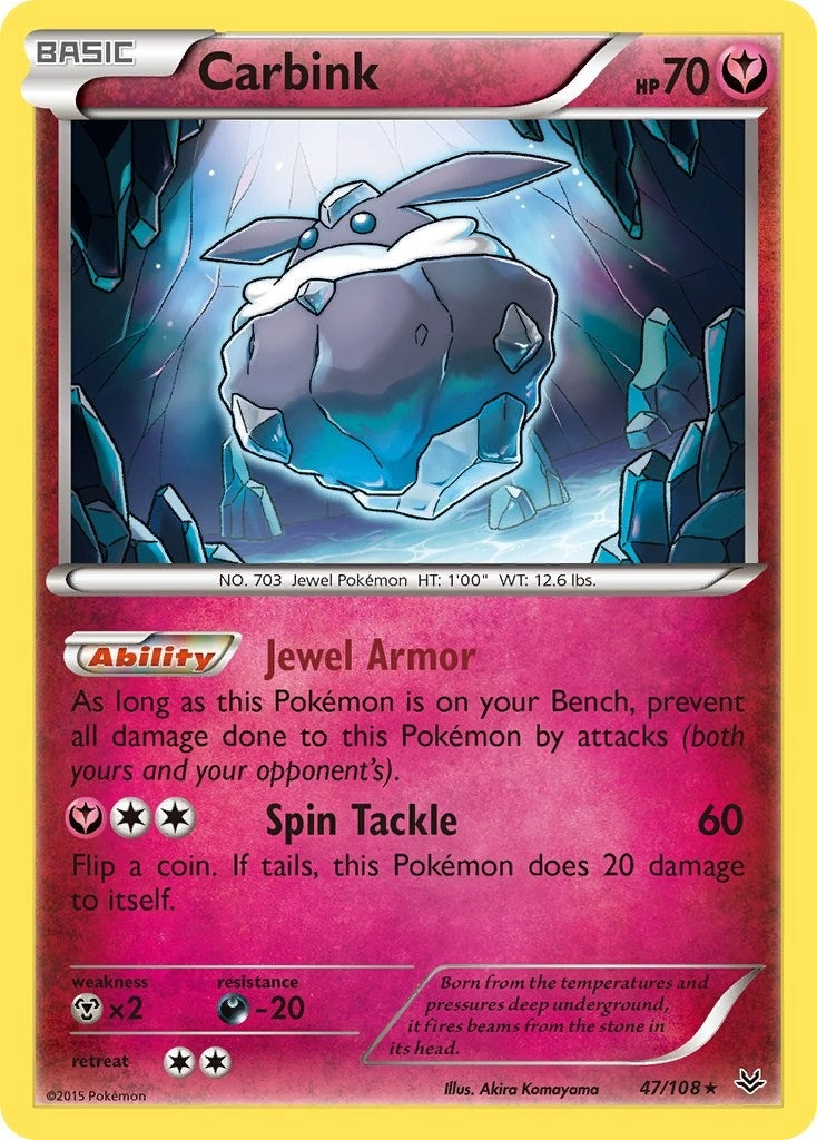 Image for Carbink (47/108) (XY - Roaring Skies) - Pokemon