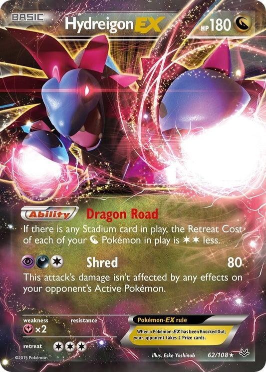 Image for Hydreigon EX (62/108) (XY - Roaring Skies) - Pokemon