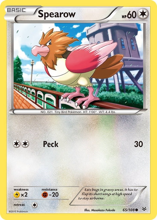 Image for Spearow (65/108) (XY - Roaring Skies) - Pokemon