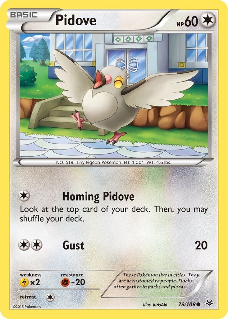 Image for Pidove (78/108) (XY - Roaring Skies) - Pokemon