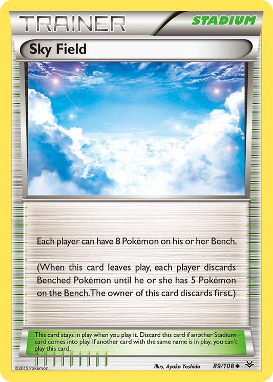 Image for Sky Field (89/108) (XY - Roaring Skies) - Pokemon