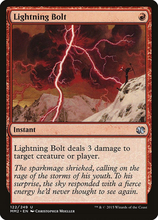 Image for Lightning Bolt (122) (Modern Masters 2015) - Magic: The Gathering