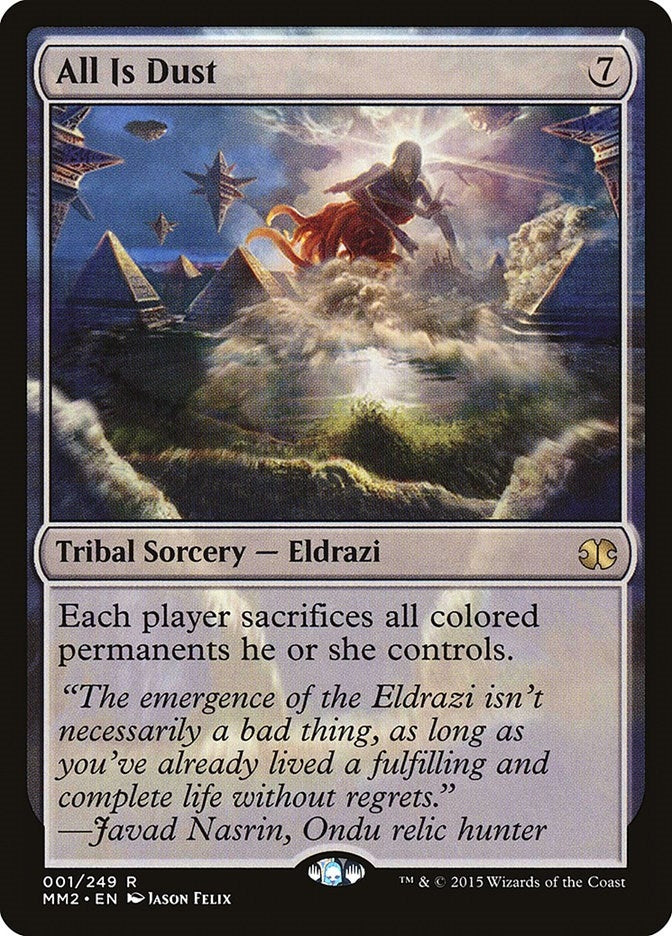 Image for All Is Dust (1) (Modern Masters 2015) - Magic: The Gathering