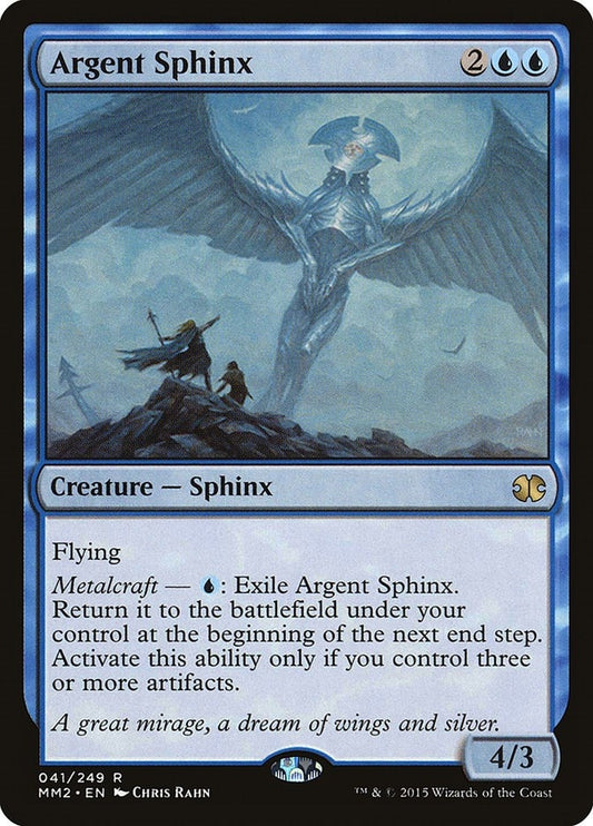 Image for Argent Sphinx (41) (Modern Masters 2015) - Magic: The Gathering