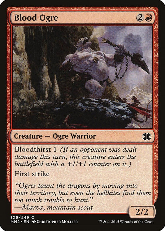 Image for Blood Ogre (106) (Modern Masters 2015) - Magic: The Gathering