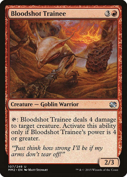 Image for Bloodshot Trainee (107) (Modern Masters 2015) - Magic: The Gathering