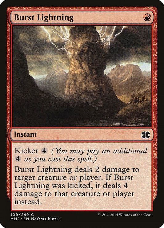 Image for Burst Lightning (109) (Modern Masters 2015) - Magic: The Gathering