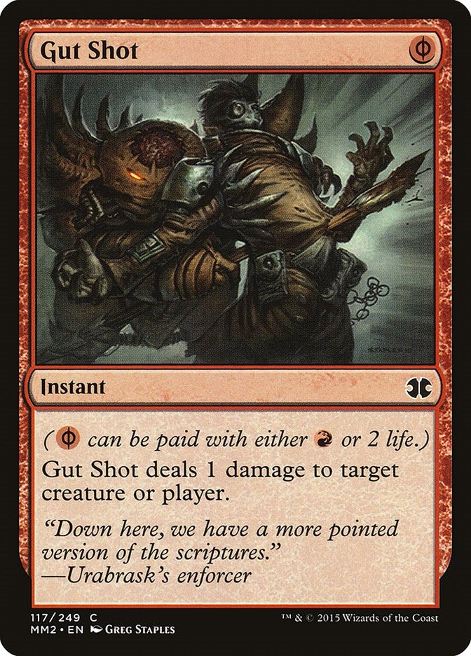 Image for Gut Shot (117) (Modern Masters 2015) - Magic: The Gathering