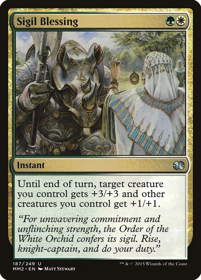 Image for Sigil Blessing (187) (Modern Masters 2015) - Magic: The Gathering