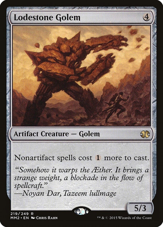 Image for Lodestone Golem (219) (Modern Masters 2015) - Magic: The Gathering