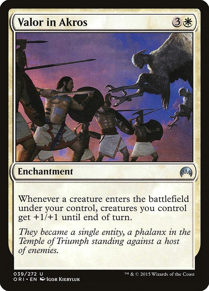 Image for Valor in Akros (39) (Magic Origins) - Magic: The Gathering