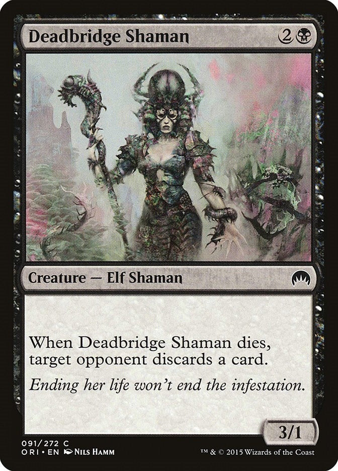 Image for Deadbridge Shaman (91) (Magic Origins) - Magic: The Gathering