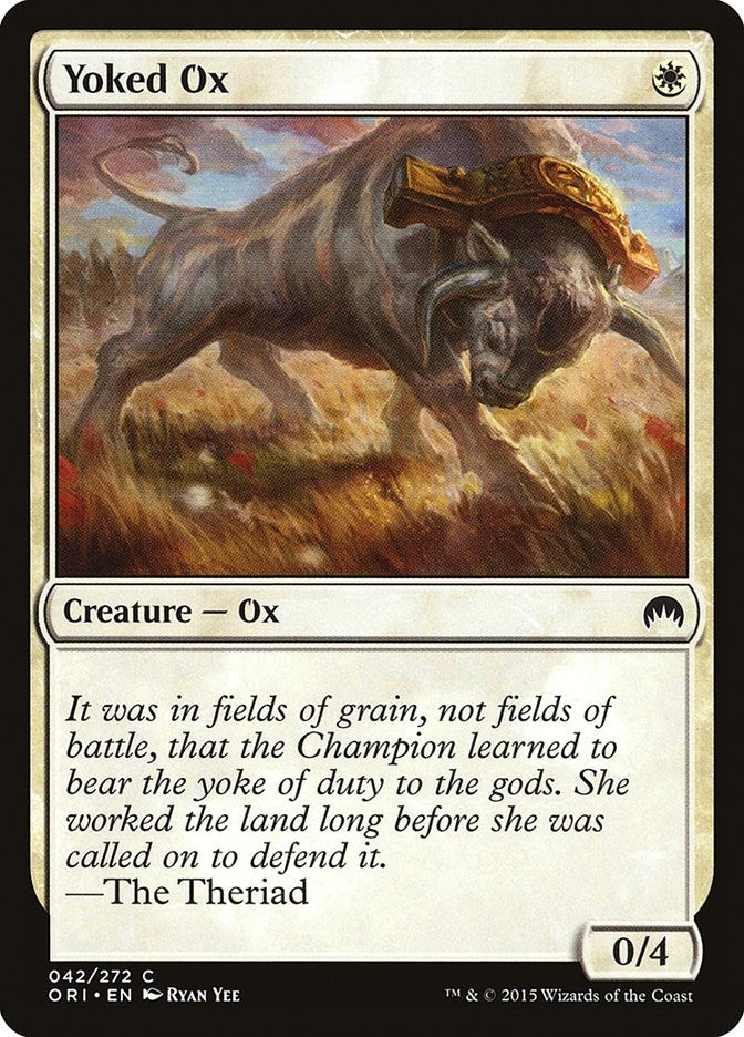 Image for Yoked Ox (42) (Magic Origins) - Magic: The Gathering