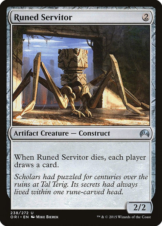 Image for Runed Servitor (238) (Magic Origins) - Magic: The Gathering