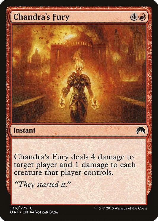 Image for Chandra's Fury (136) (Magic Origins) - Magic: The Gathering